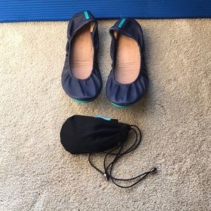 Tikes navy ballet flats